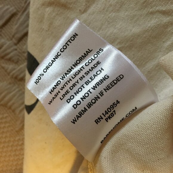 Bare Canvas Organic Cotton Tote Linen Storage - Picture 6 of 9